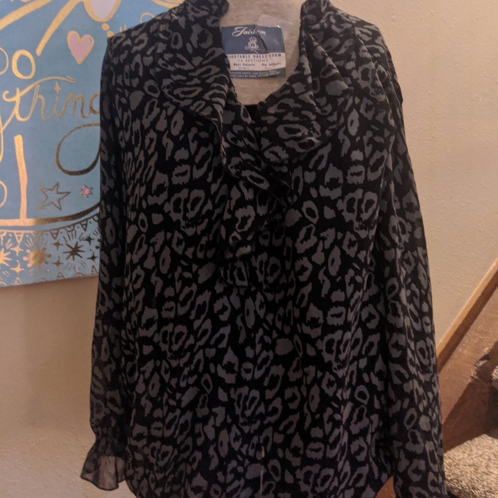 Dillard's Leopard Dark Tunic Dress
